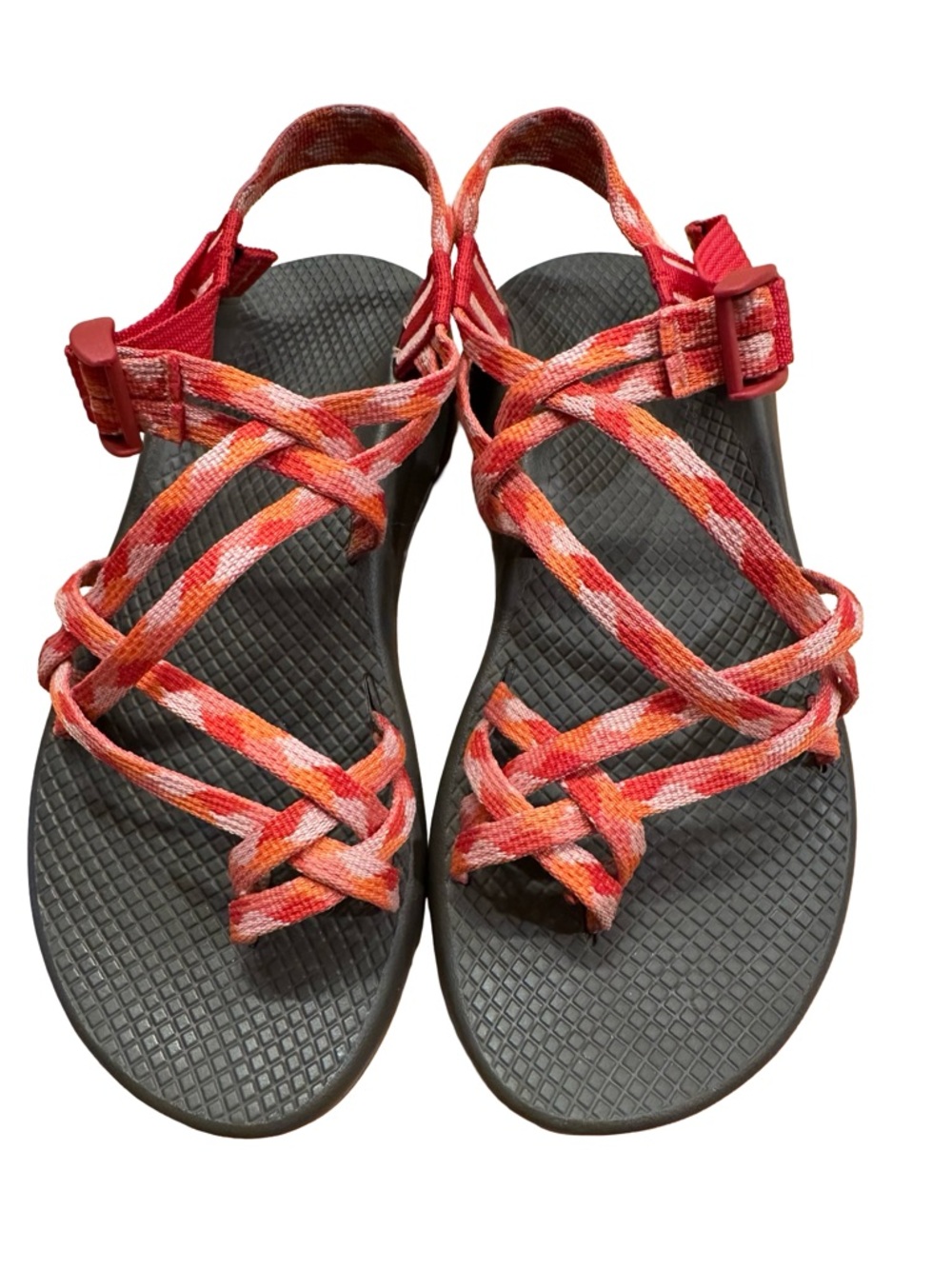 Chaco ZX/2 Peach Sandals, Size 8.